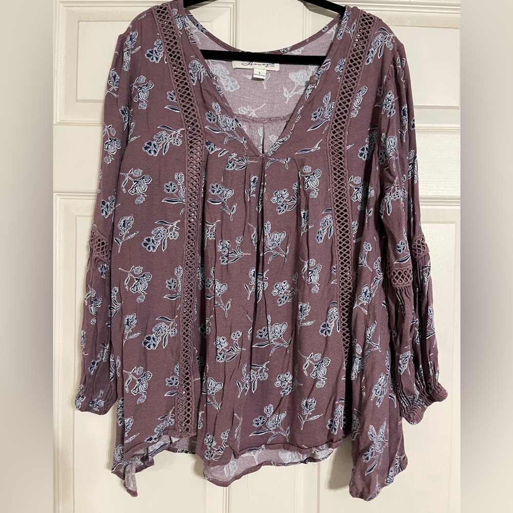 Vintage Havana 3/4 sleeve top